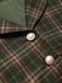 40er Bluse mit Schleife und Karo