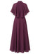 30er Chiffon-Midikleid mit Neckholder