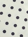 Beiges 60er Minikleid mit Polka-Dots und Herzausschnitt