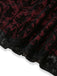 Rotes 60er Gothic Netzkleid mit Spaghettiträger
