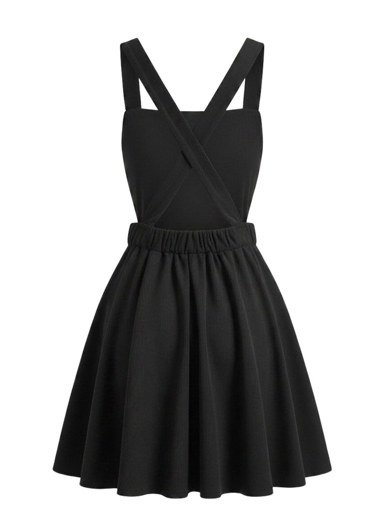 60er Kleid mit gerippt und Cord