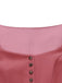 Rosa 50er Oktoberfest-Dirndl-Set mit Spitzentop und Schürze