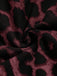 Weinrotes 70er Trägerloses Top mit Leoparden-Print und Spitze