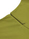 Grünes 50er Swingkleid mit Herzausschnitt und Kontrast