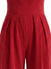50er Jumpsuit mit Neckholder und Breit