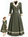 40er Trenchcoat mit Kerbrevers und Doppelknopfleiste