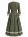 40er Trenchcoat mit Kerbrevers und Doppelknopfleiste