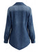 Blaue 70er Jeansjacke mit Revers