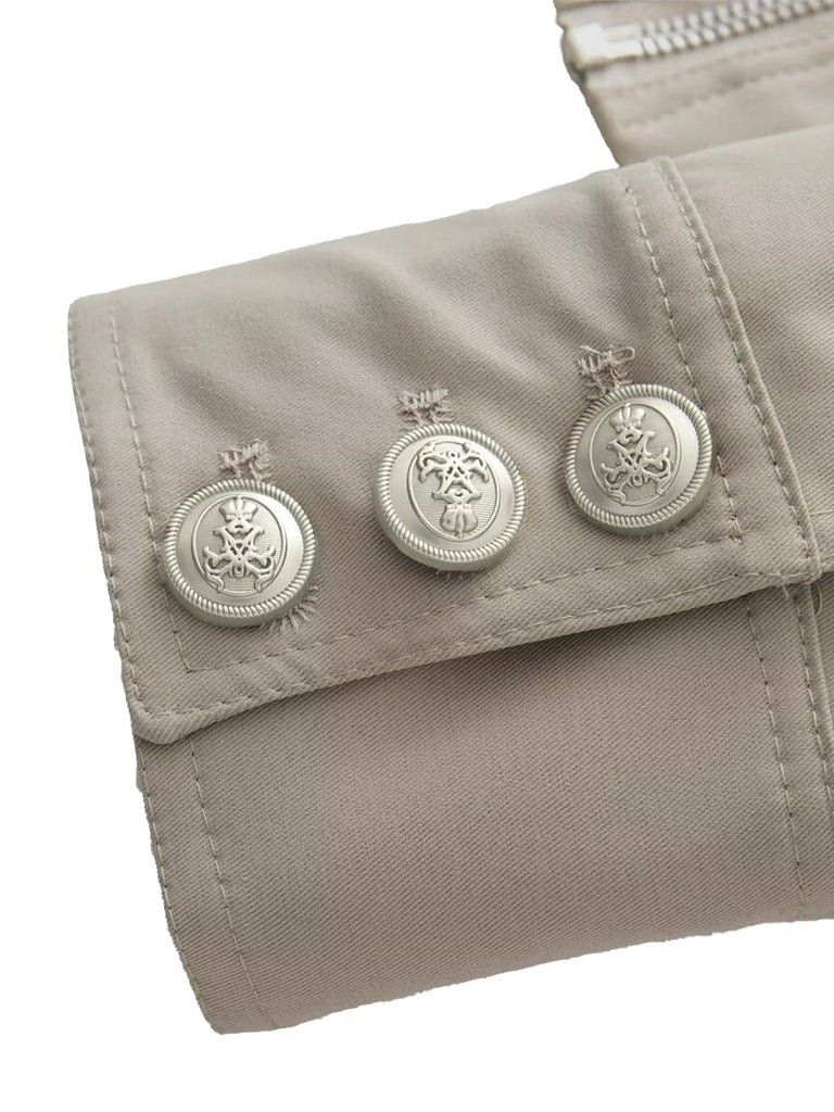 50er Jacke mit Knopf