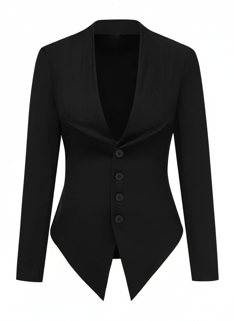 50er taillierter Blazer mit Knöpfen
