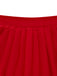 Rotes 50er Oktoberfest-Dirndl-Set mit Polka-Dot-Kleid und Schürze