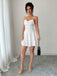 60er Minikleid mit Raffung und Wasserfallausschnitt