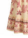 70er Boho Kleid mit Flatterärmel und Eckiger Ausschnitt