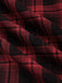 Schwarz-rotes 50er Karo-Blazer & Rock-Set mit Gürtel