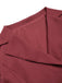 70er Spitzenkleid mit Doppelknopfleiste und Schal