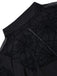 Schwarzes 30er asymmetrisches Kleid mit Spinnennetzspitze