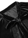 Schwarzes 30er Samt-Meerjungfrauenkleid mit Rüschen-Cape