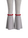 50er Clown-Set mit Pompon-Rüschen-Top und Hose