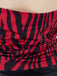 Rotes & Schwarzes 40er Set mit Neckholder und Zebra-Print