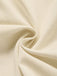 Beige 70er Bluse mit Karoschluppe, Rüschenkragen und Puffärmeln