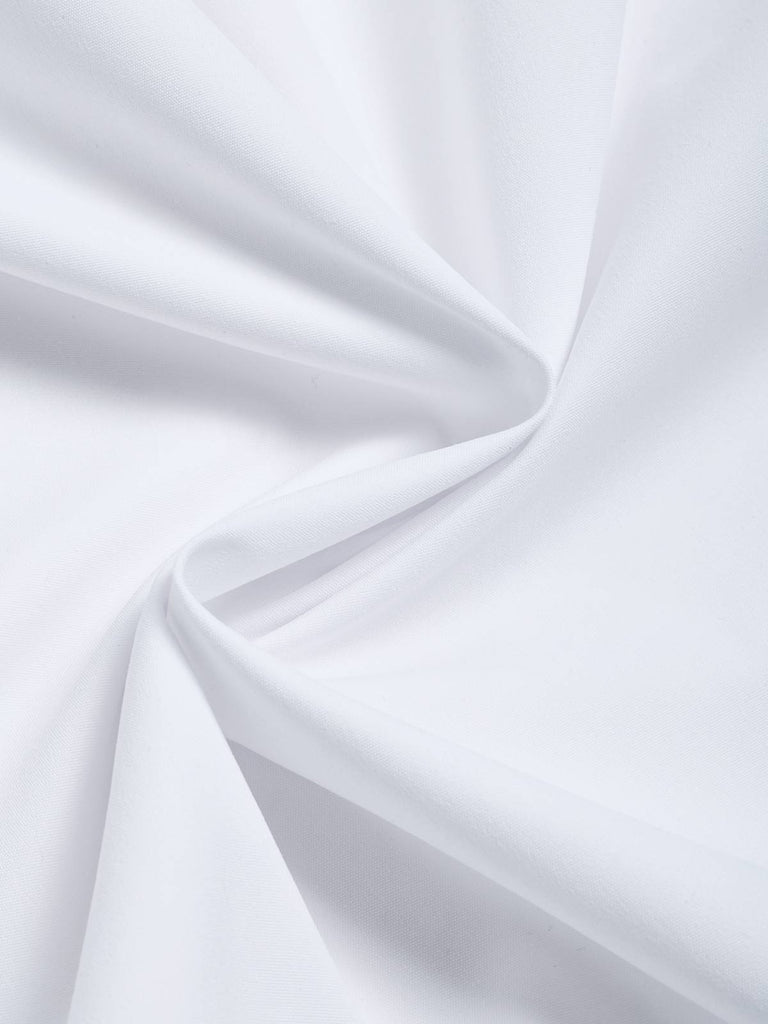 50er Set mit Blumenkorsett & weißem Schleifenkleid