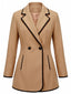 40er Jacke mit Revers und Kontrastpaspel