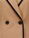 40er Jacke mit Revers und Kontrastpaspel