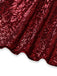 30er Paillettenkleid mit Stehkragen und Glockenärmeln