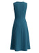 40er Nadelstreifenset aus Blazer und A-Linien-Midikleid