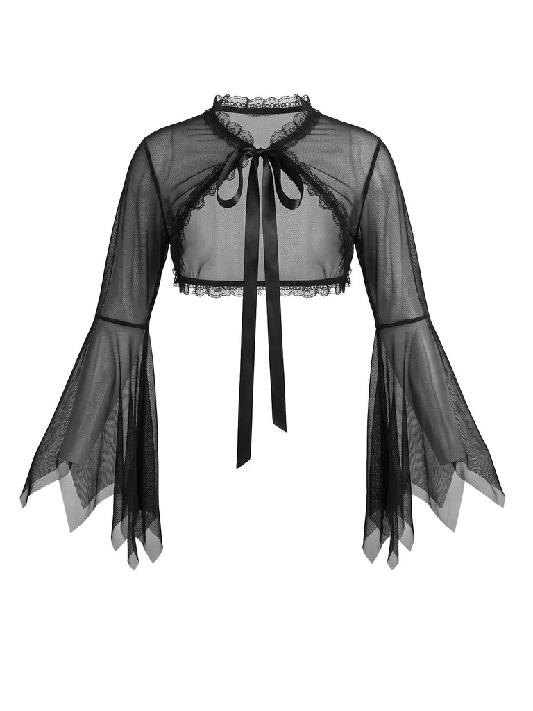 Schwarzes Halloween Accessoire-Set mit Fledermausflügeln