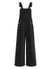50er Cord-Latzhose mit Taschen und weitem Bein