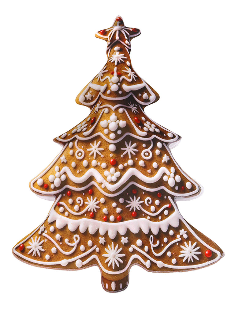 70er Weihnachtskostümkleid in Lebkuchen-Tannenbaumform