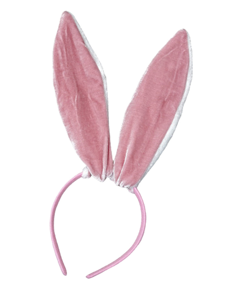 Rosa 50er trägerloses Hasen-Cosplay-Set mit Samt