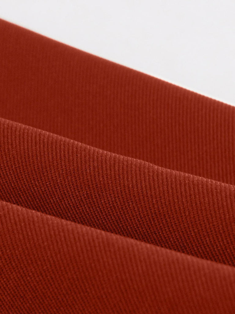 50er Reverskleid mit Kontrastpaspeln und Taschen