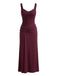 30er Maxikleid mit Spitze und Raffung