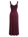 30er Maxikleid mit Spitze und Raffung