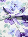 50er Set aus Bluse mit Schleifenkragen & Blumen-Trägerkleid