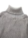 50er Rollkragen-Strickpullover mit Ärmeln im Cape-Look