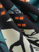 50er Halloween Swingkleid mit Spukhaus- und Kürbis-Fledermaus-Print