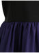 40er Halloween Swingkleid mit Spukhaus-Print und Wellen-Ausschnitt