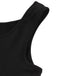50er Halloween ärmelloses Kleid mit Kürbis- und Totenkopf-Print