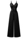 1950er Brust Bogen Spaghetti Träger Jumpsuit