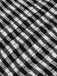 Schwarz 1950er Plaid Halter Spitze Bogen Top