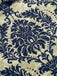Blau 1950er Blumen Print Eine Schulter Romper