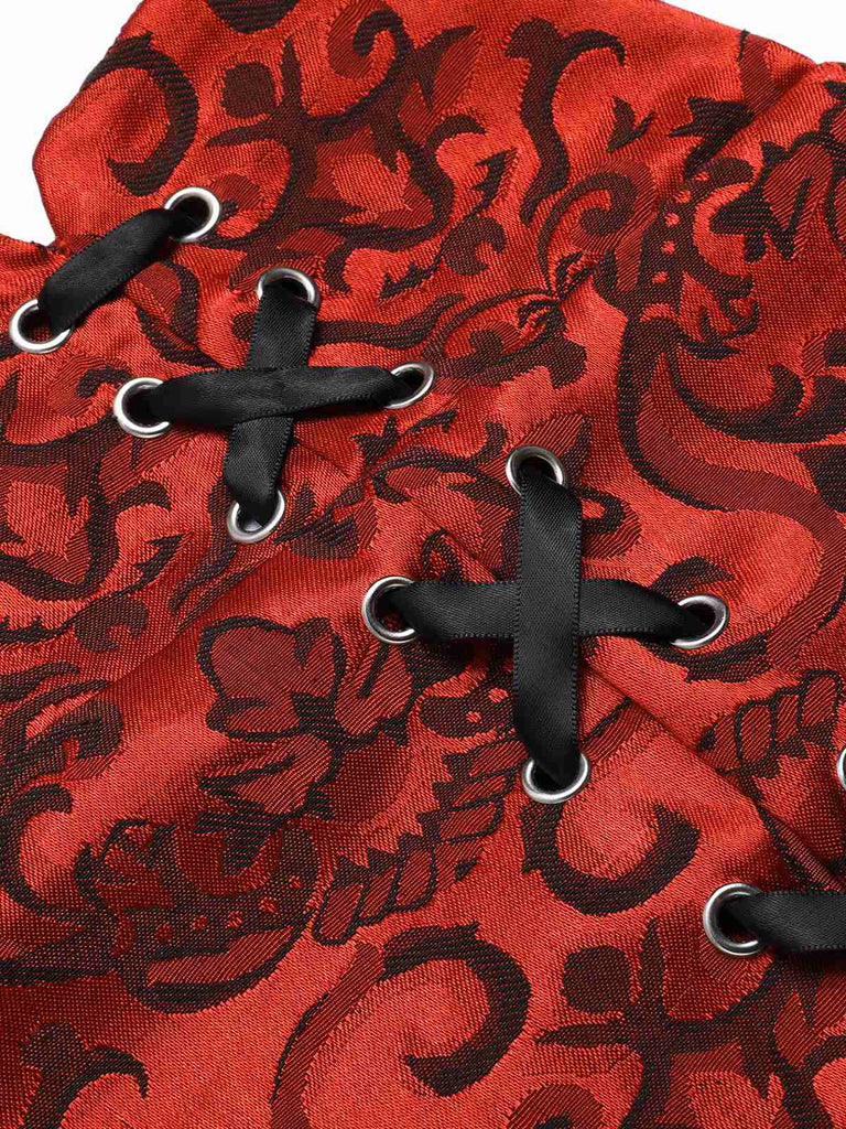 Vintage 1930er Punk Schnürung Meerjungfrauenrock