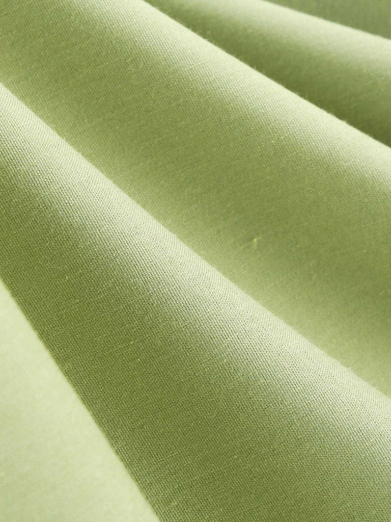Grün 1950er Solide Herzförmiger Hals Halter Kleid