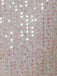 Silver 1970er Bandeau Sequin Pencil Dress