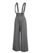 [Vorverkauf] Grün 1940er Glen Plaid Geknöpft Overall Hosen