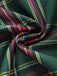 Grün 1950er Weihnachten Schulterfrei Tartan Kleid