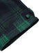 1930er Rundhalsausschnitt Tartan Plaid Meerjungfrauenkleid